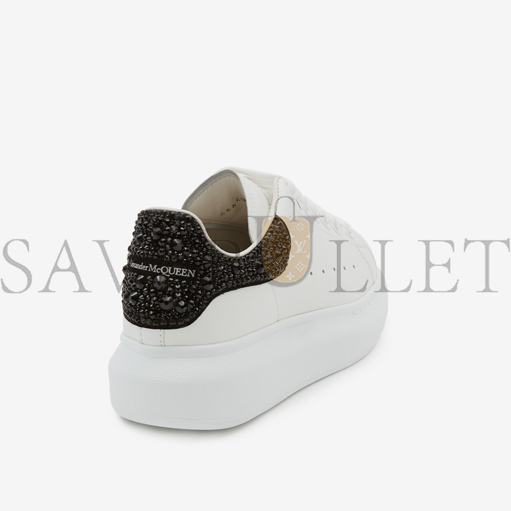ALEXANDER MCQUEEN OVERSIZED SNEAKER IN WHITEJET BLACK 666407WIA4Z9581 ALEXANDER MCQUEEN OVERSIZED SNEAKER IN WHITEJET BLACK 666407WIA4Z9581